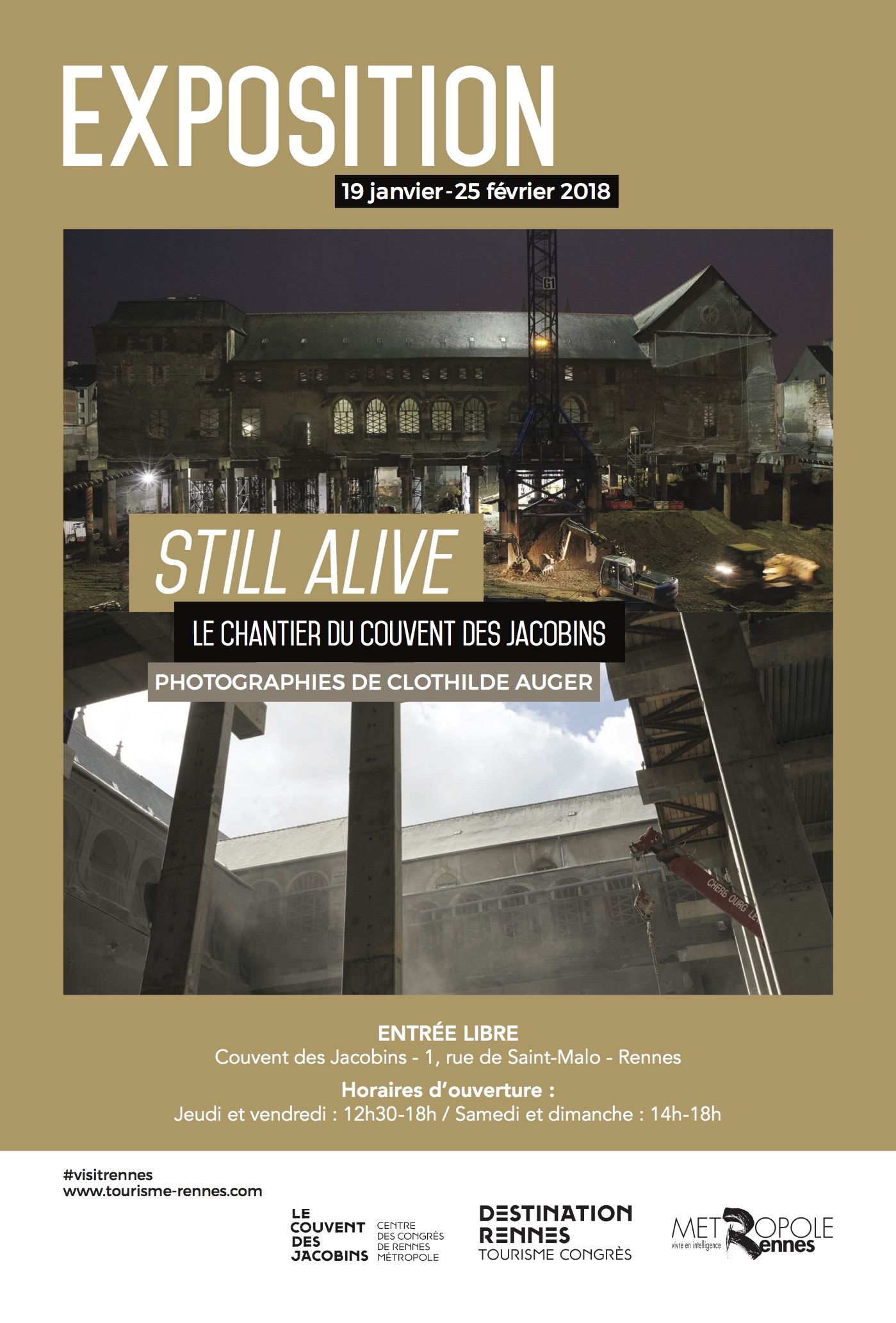 Affiche Expo Clothilde AUGER Bis